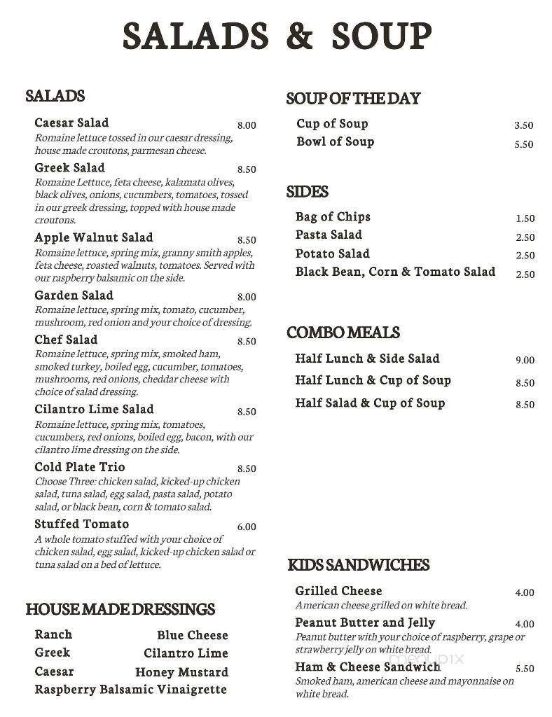 Menu page 2