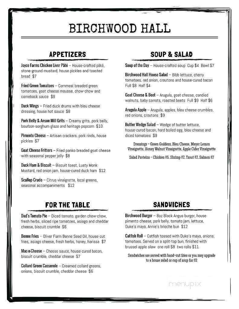 Menu page 2