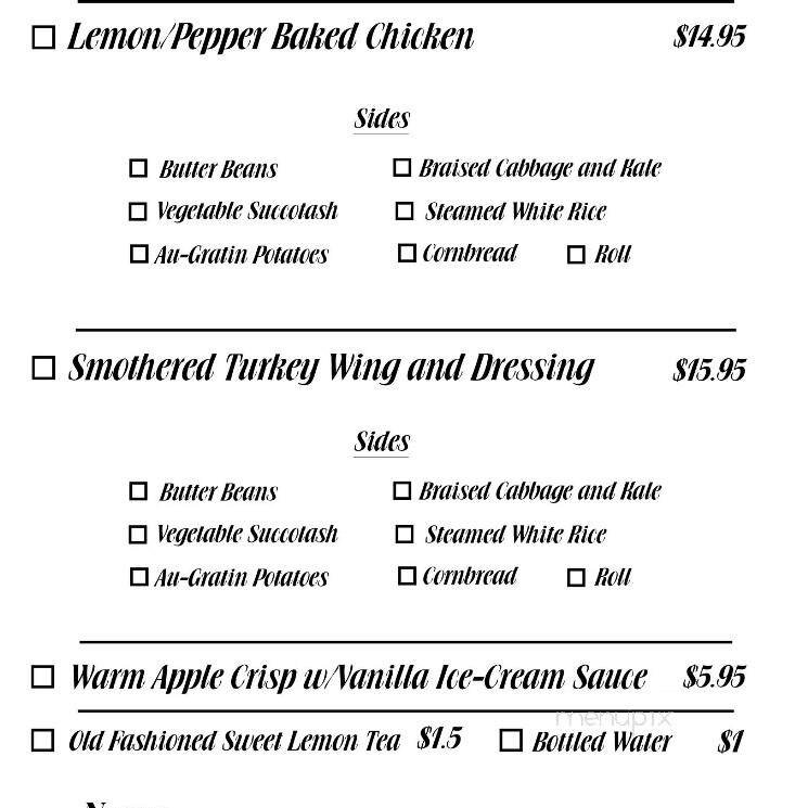 Menu page 7