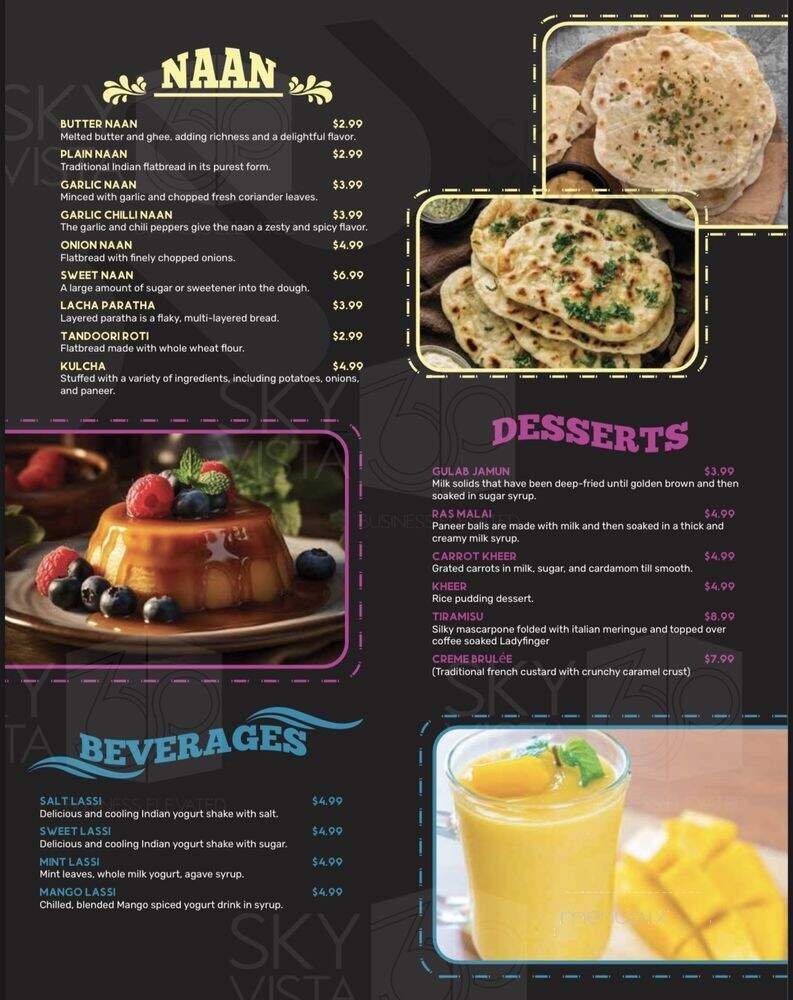 Menu page 2