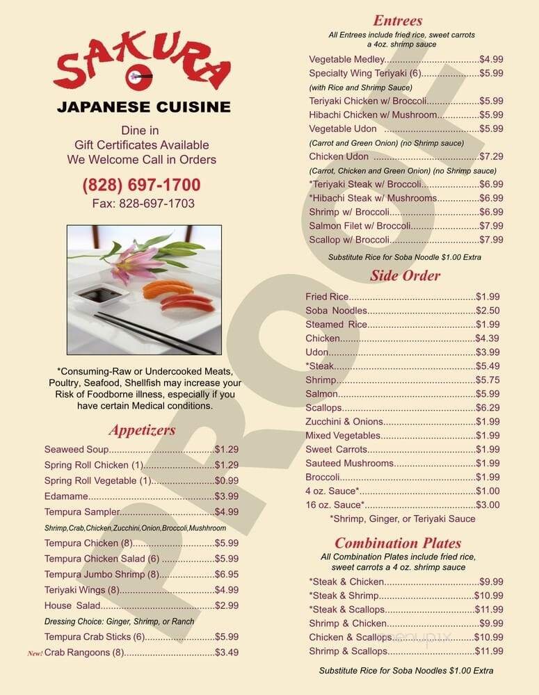 Menu page 2