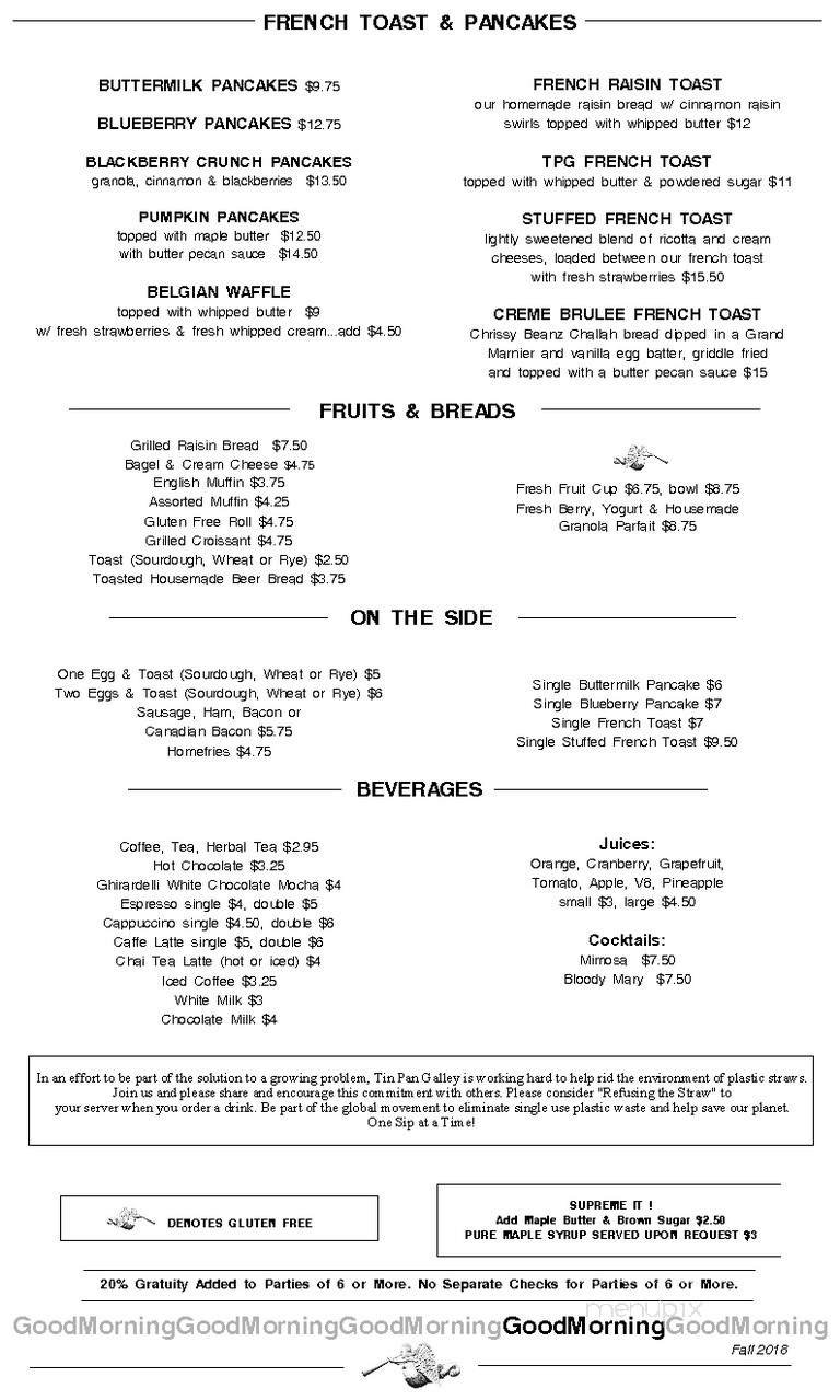 Menu page 1