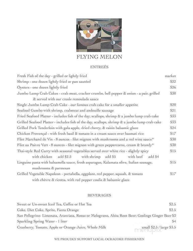 Menu page 1