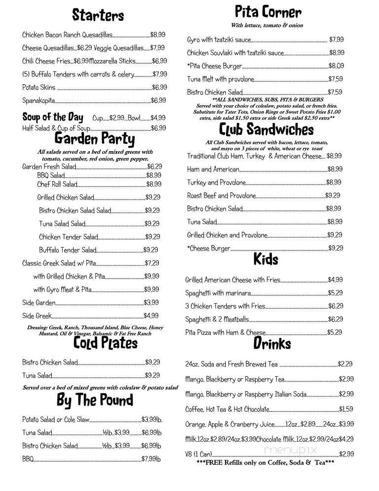 Menu page 2