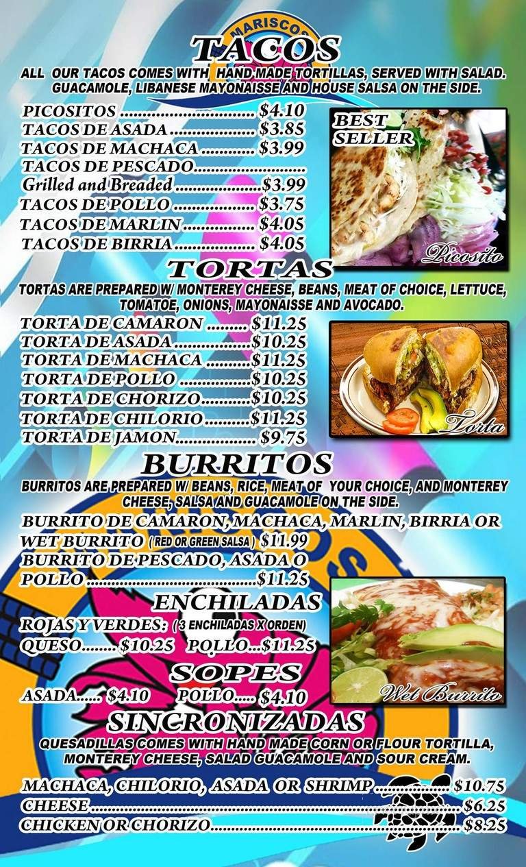 Menu page 2