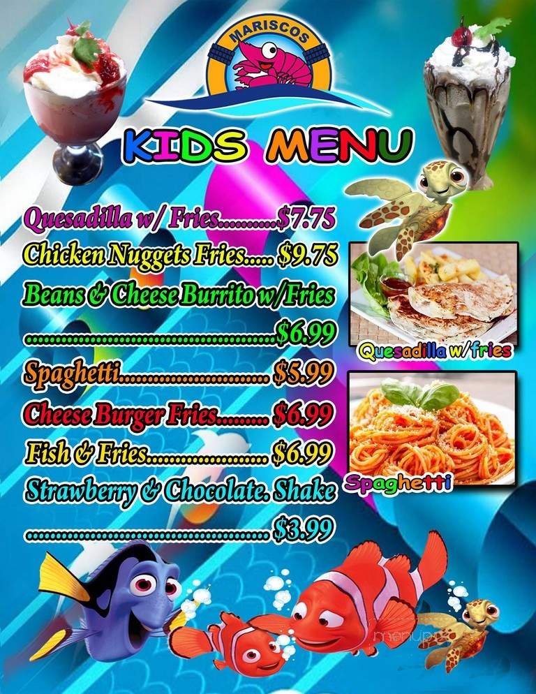 Menu page 8