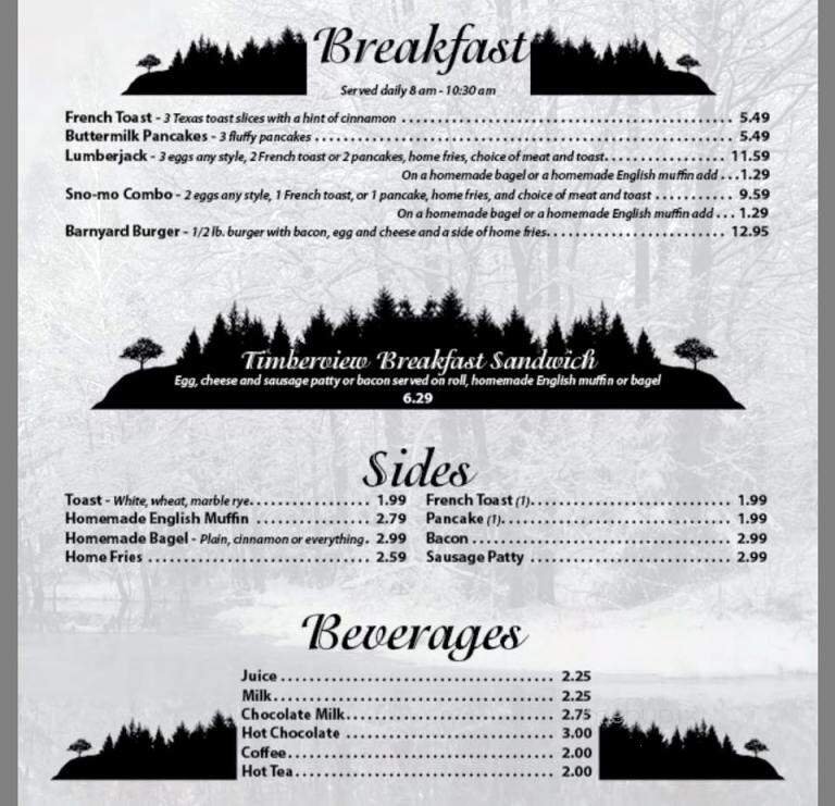Menu page 1