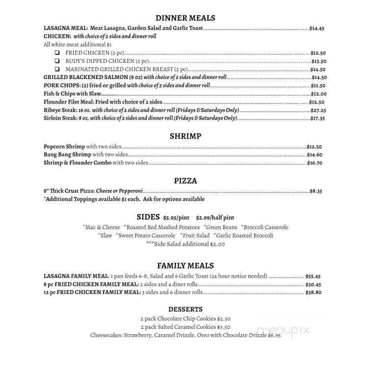 Menu page 1