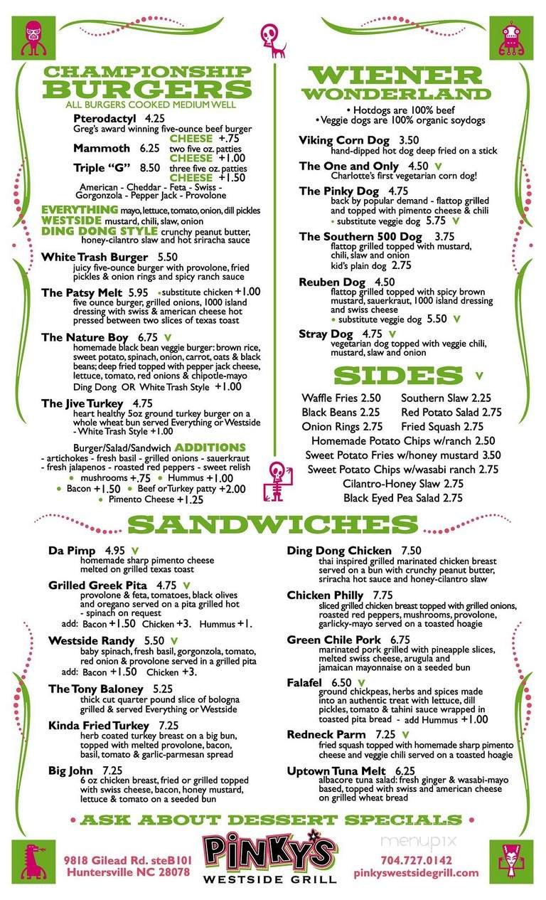 Menu page 2