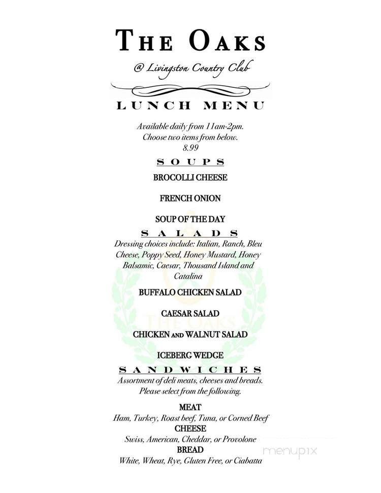 Menu page 1