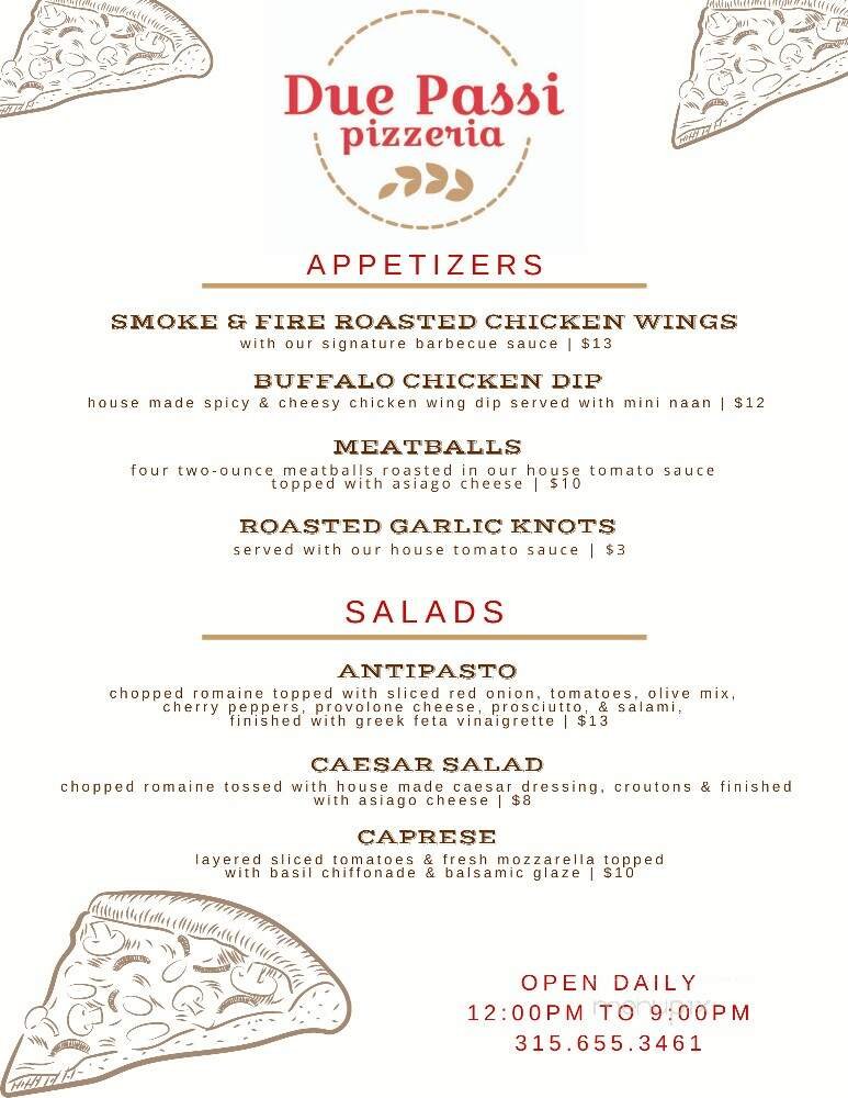 Menu page 2