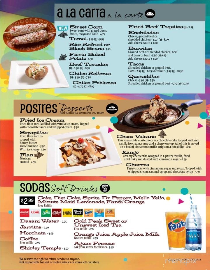 Menu page 2