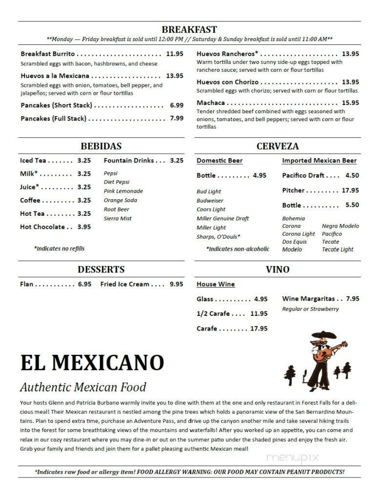 Menu page 3