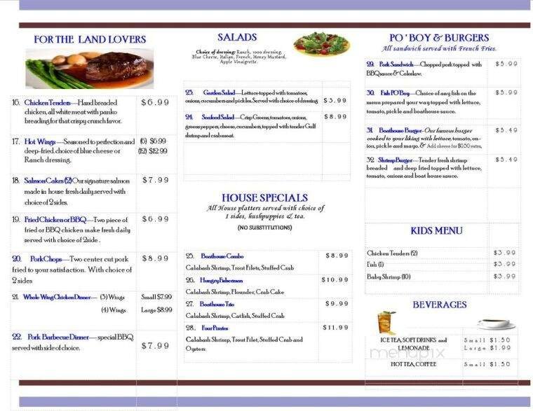 Menu page 1
