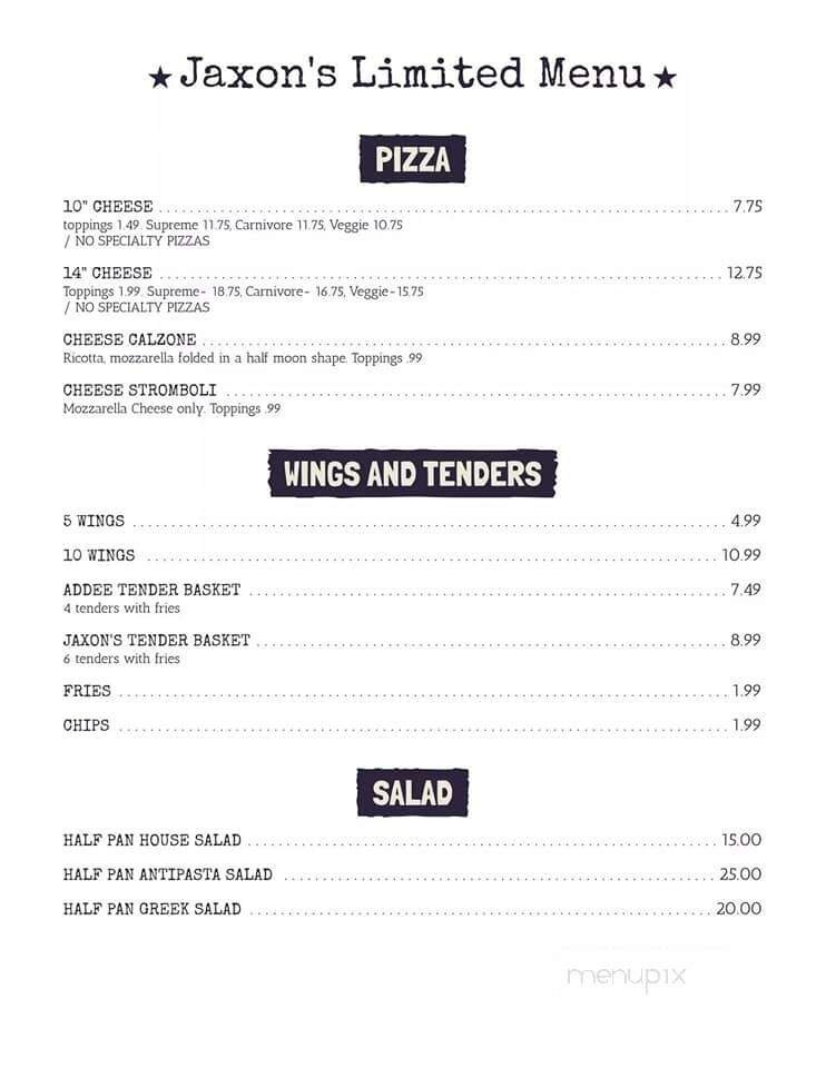 Menu page 2