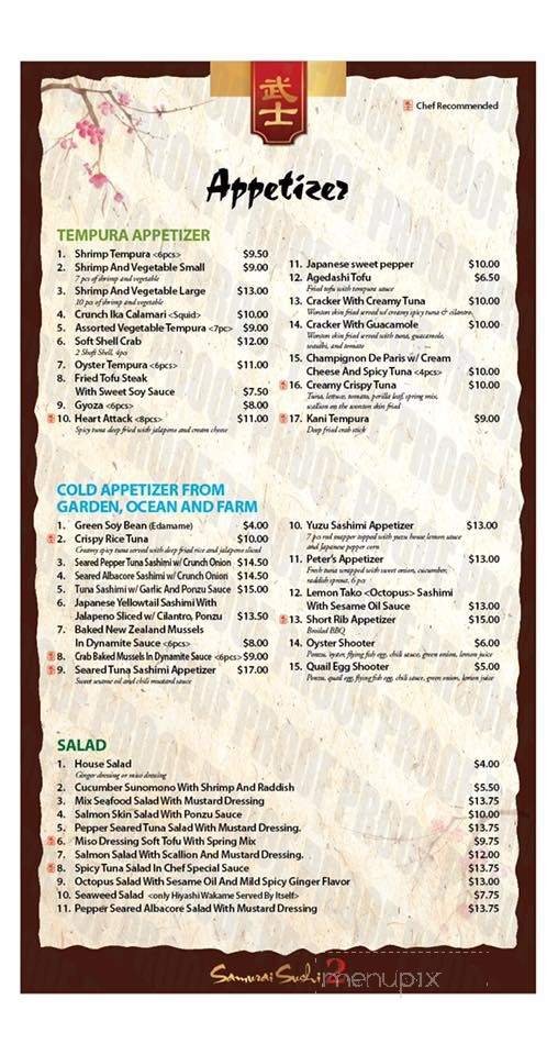 Menu page 2
