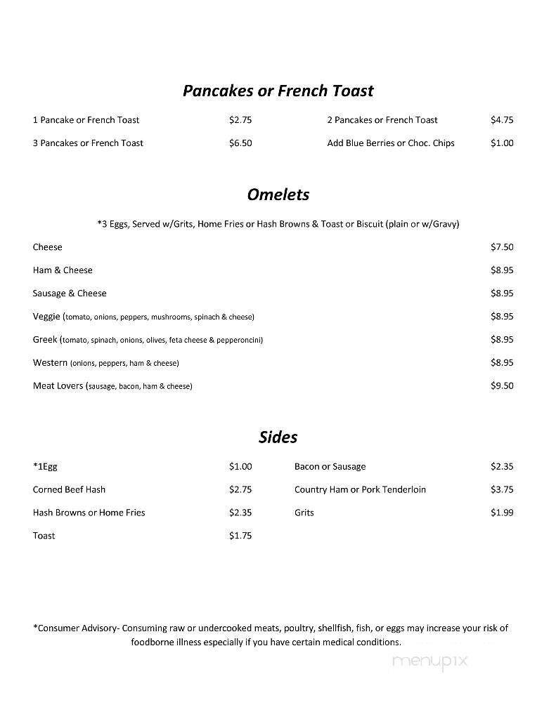 Menu page 2