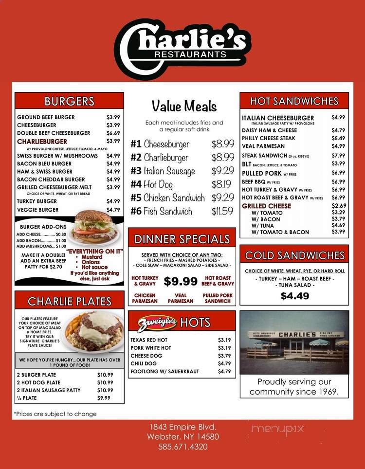 Menu page 1