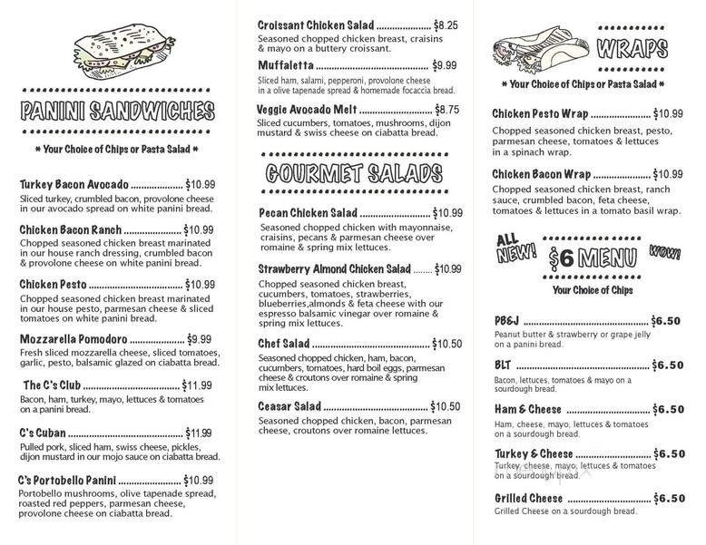 Menu page 2