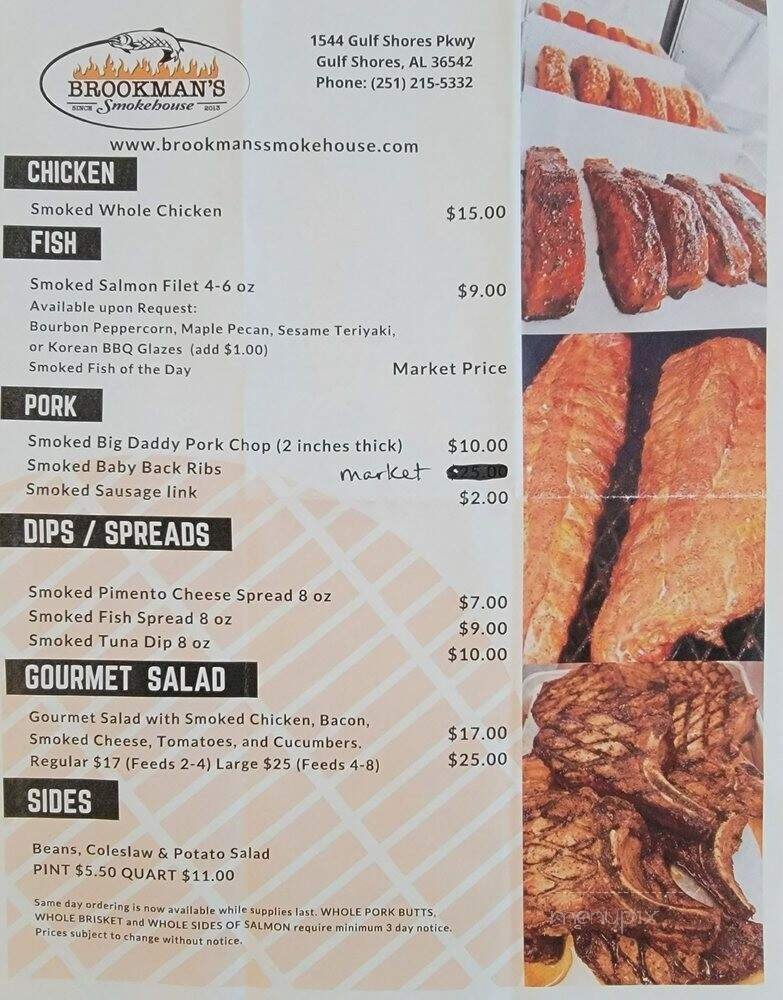 Menu page 1