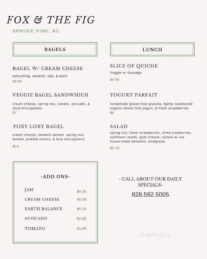 Menu page 2