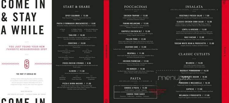 Menu page 1