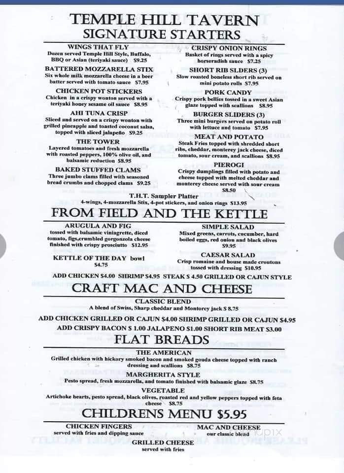 Menu page 2