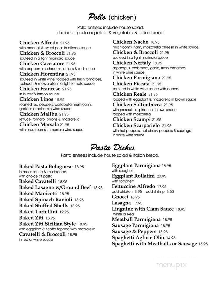 Menu page 2