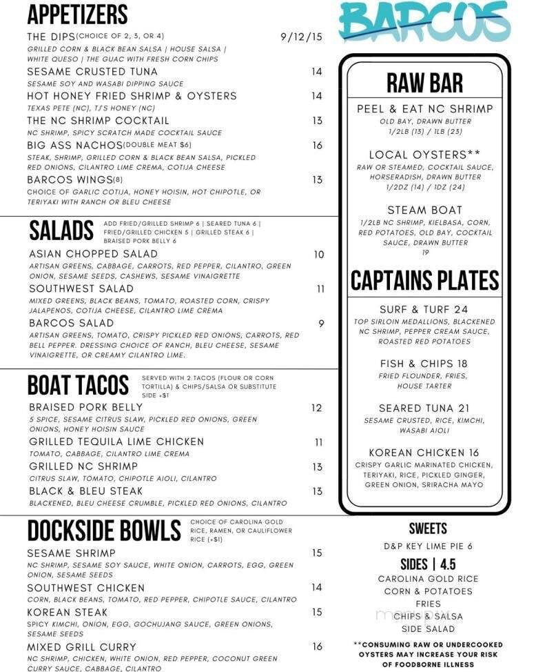 Menu page 2