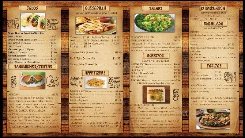 Menu page 2