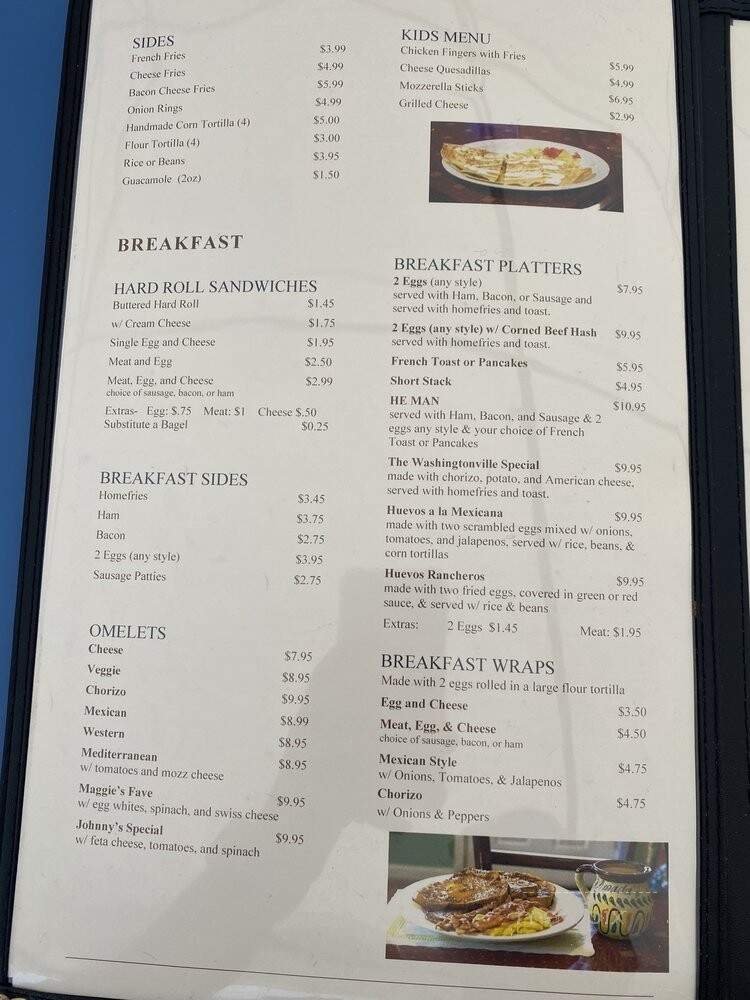 Menu page 2