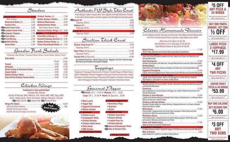 Menu page 2