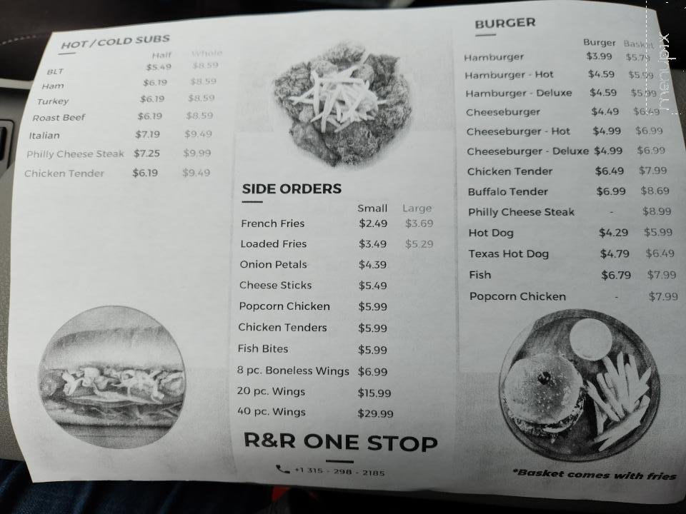 Menu page 2