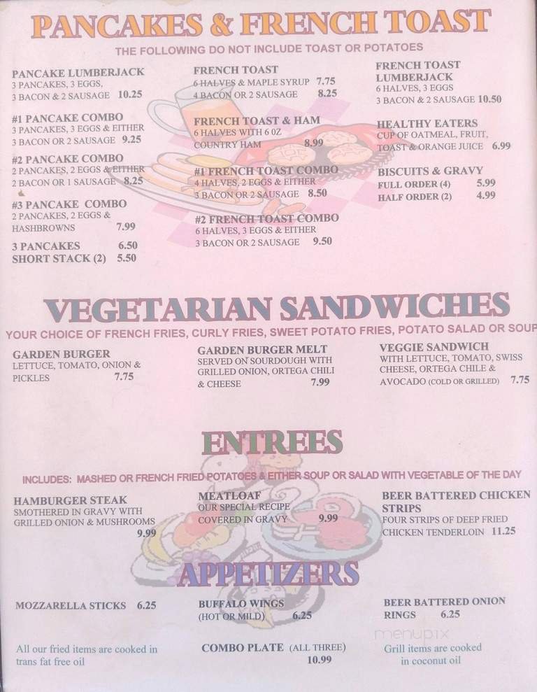 Menu page 3