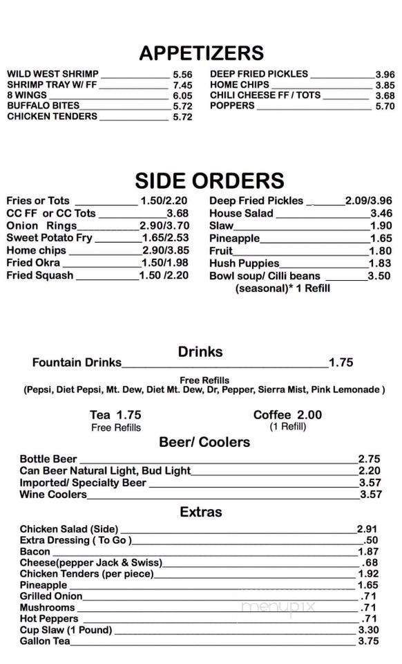 Menu page 2