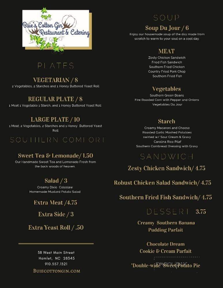 Menu page 2