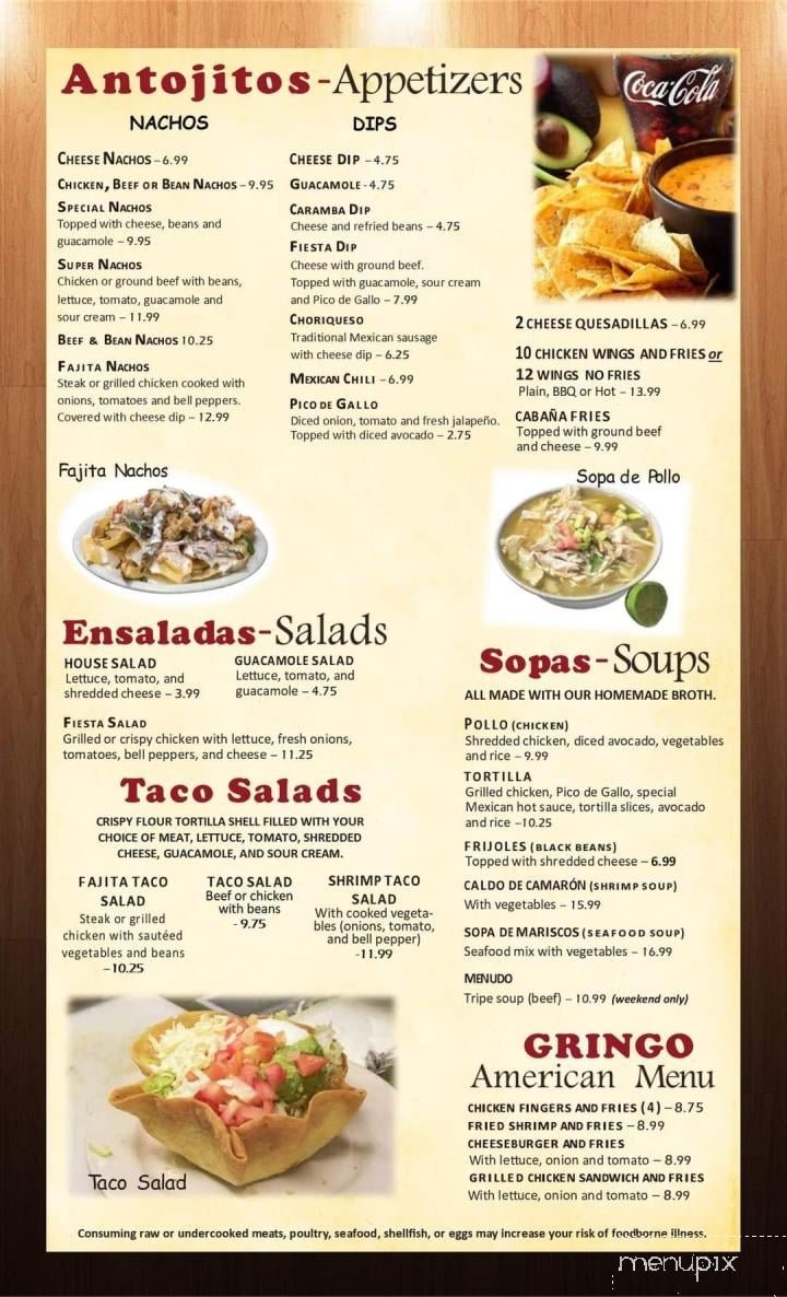Menu page 2