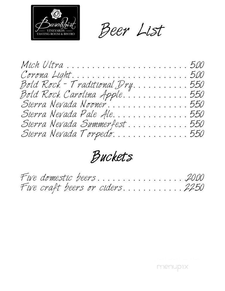 Menu page 1