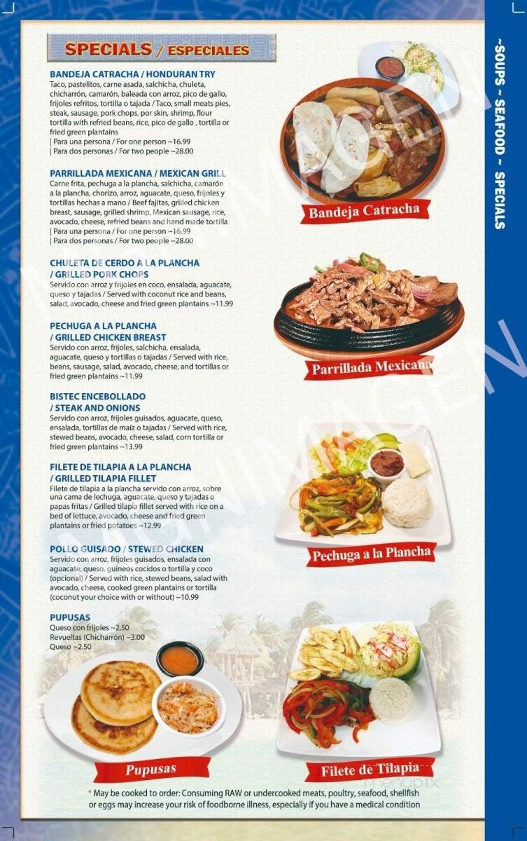 Menu page 2
