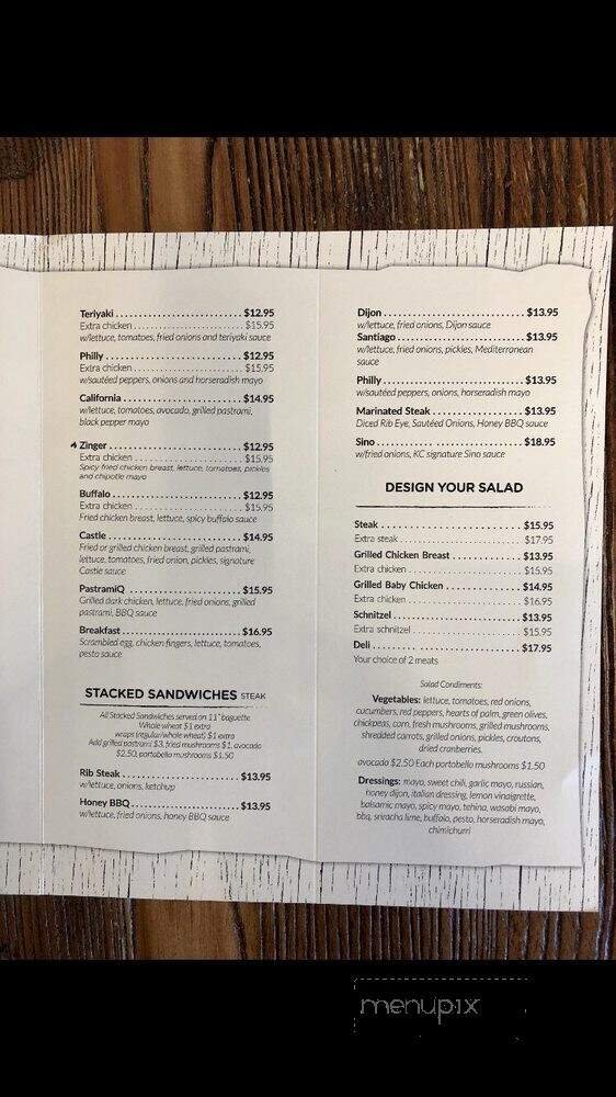 Menu page 2