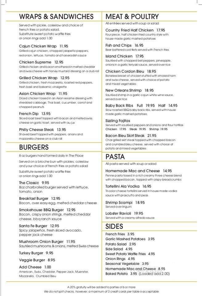 Menu page 2