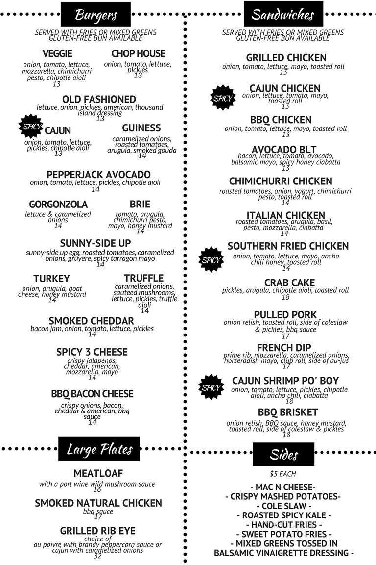 Menu page 2