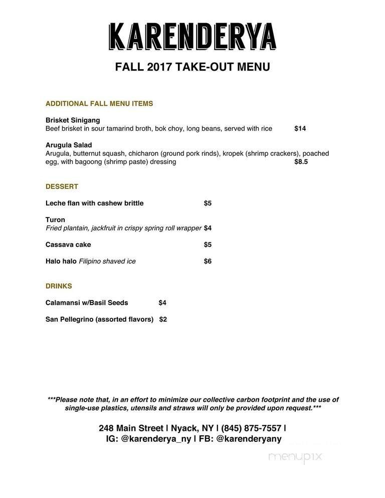 Menu page 2