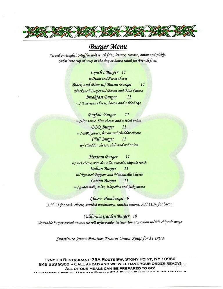Menu page 2