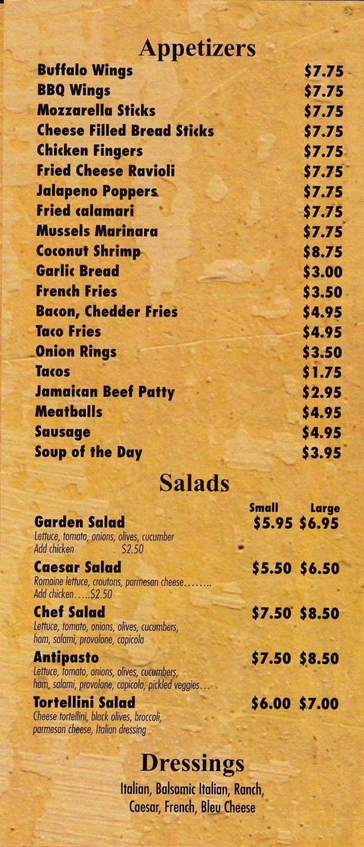 Menu page 2