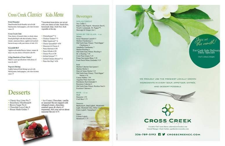 Menu page 2