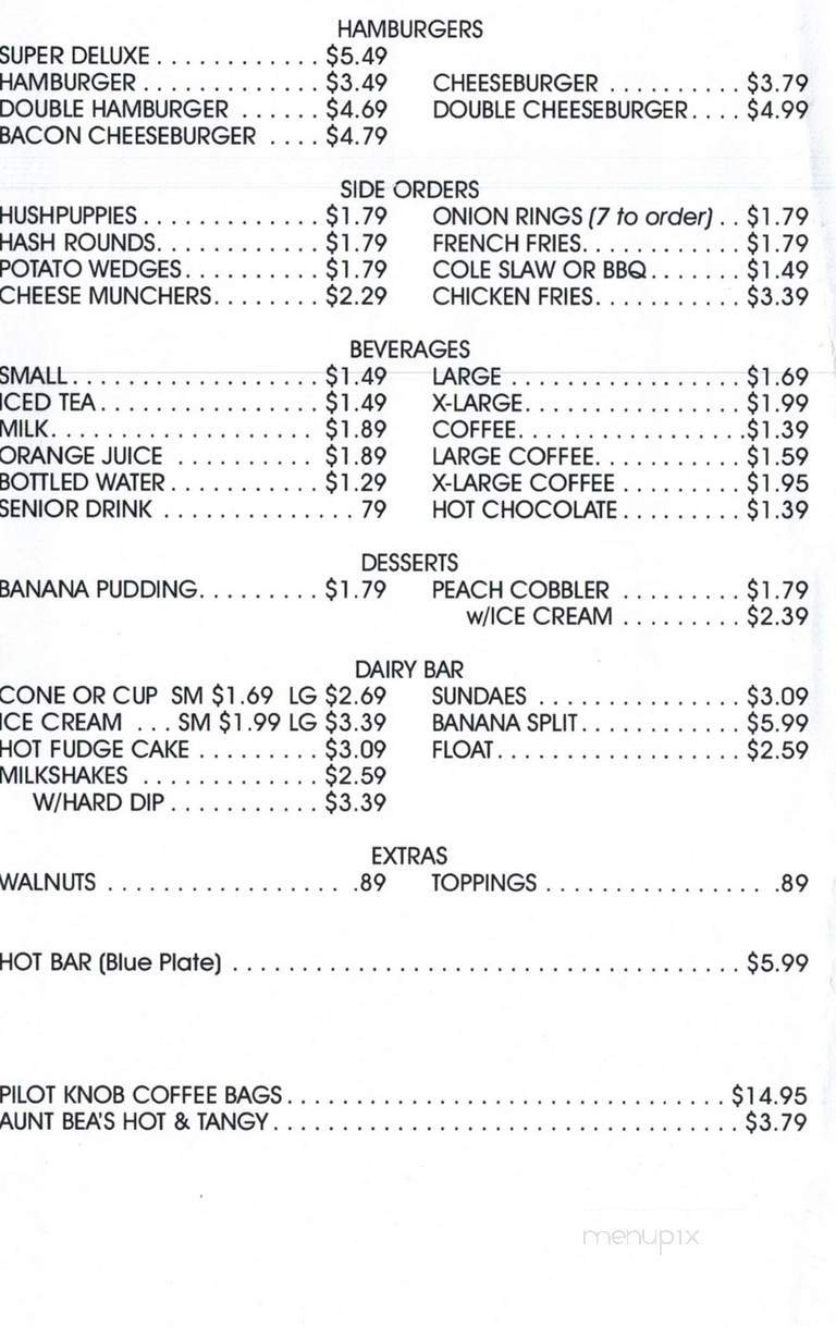 Menu page 2
