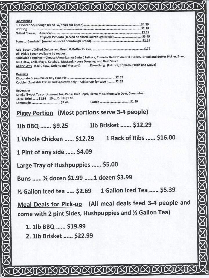 Menu page 2