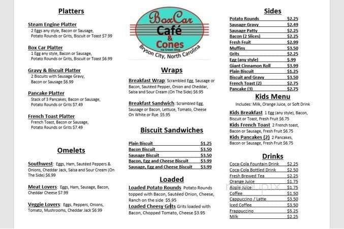 Menu page 2