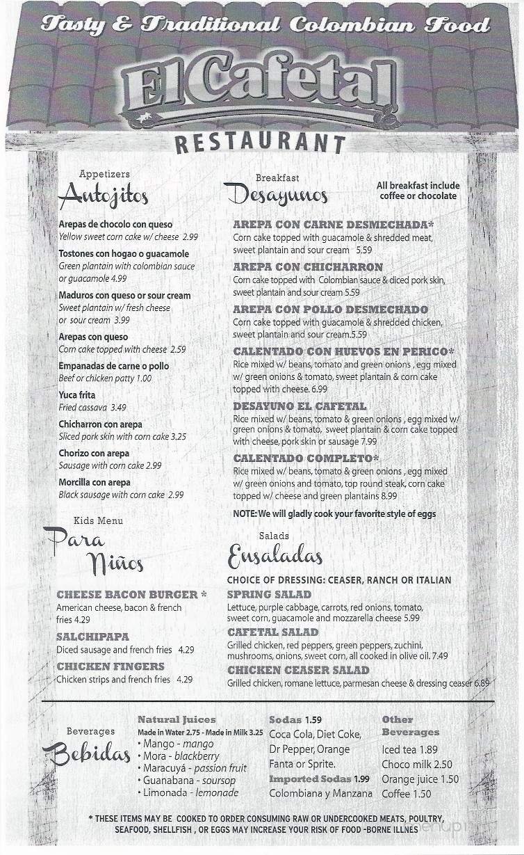 Menu page 2